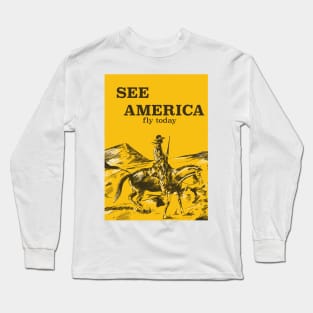 See America "By Plane" Long Sleeve T-Shirt